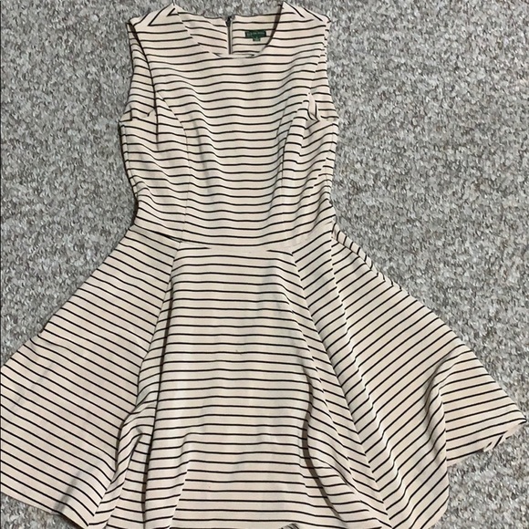 *CLOSET CLEANOUT* A line striped dress - Picture 1 of 3